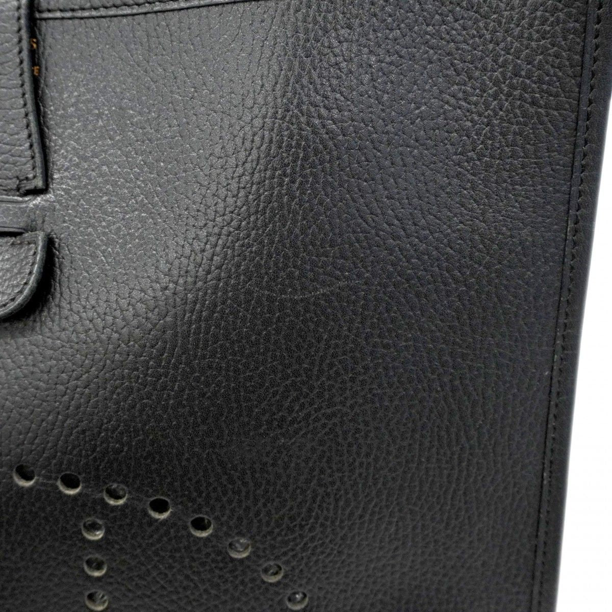 Hermes Shoulder Bag Evelyne Ardennes Black Gold — view 9