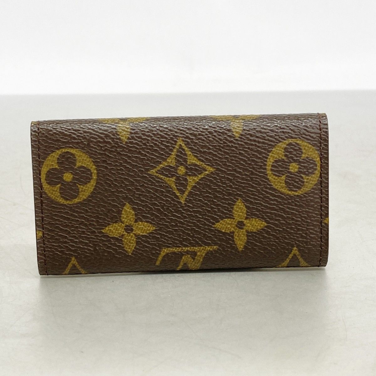 Louis Vuitton Key Case Monogram Multicles 4 Brown Key Holder — view 7