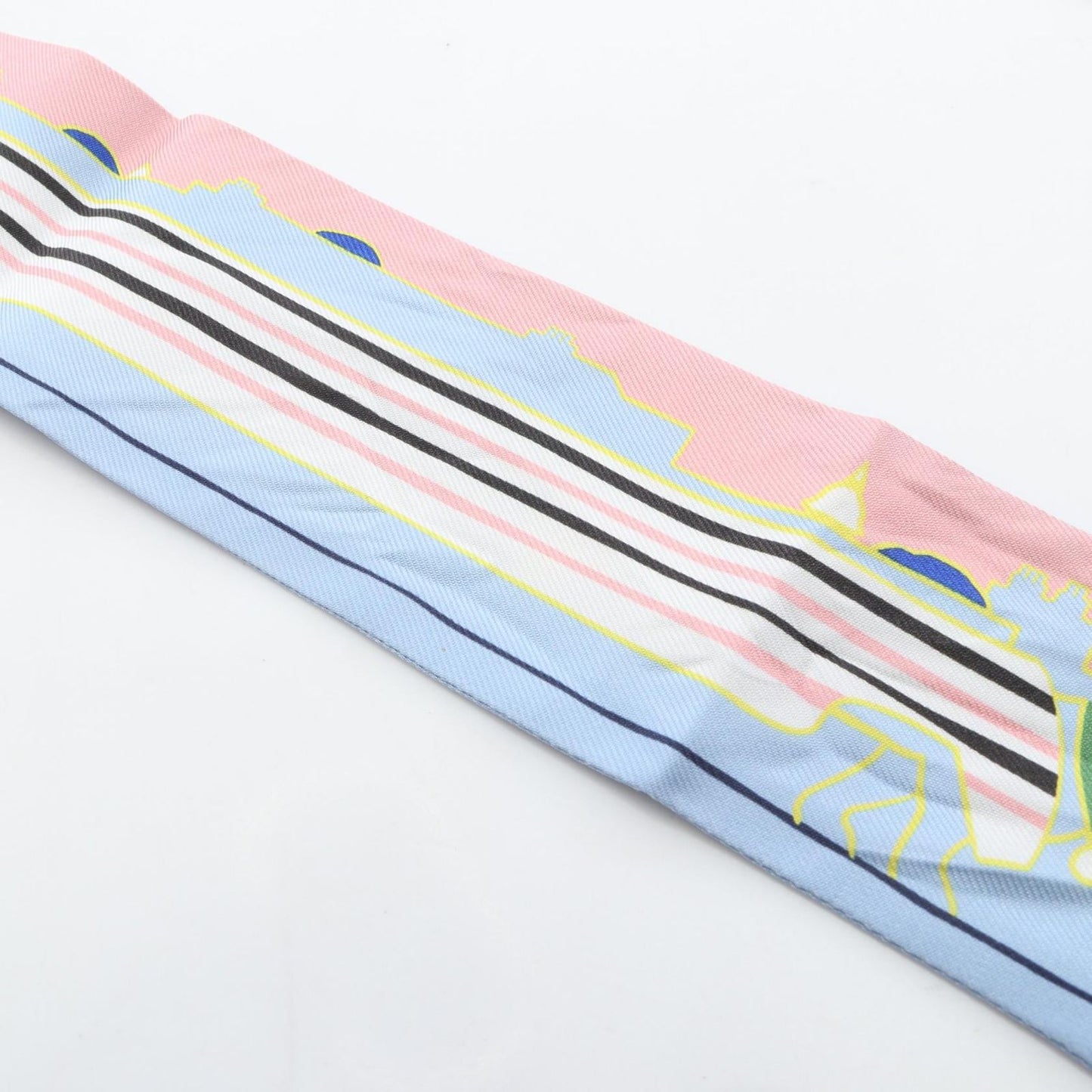 Hermes Scarf Twill les Chiens Parisiens Silk — view 7