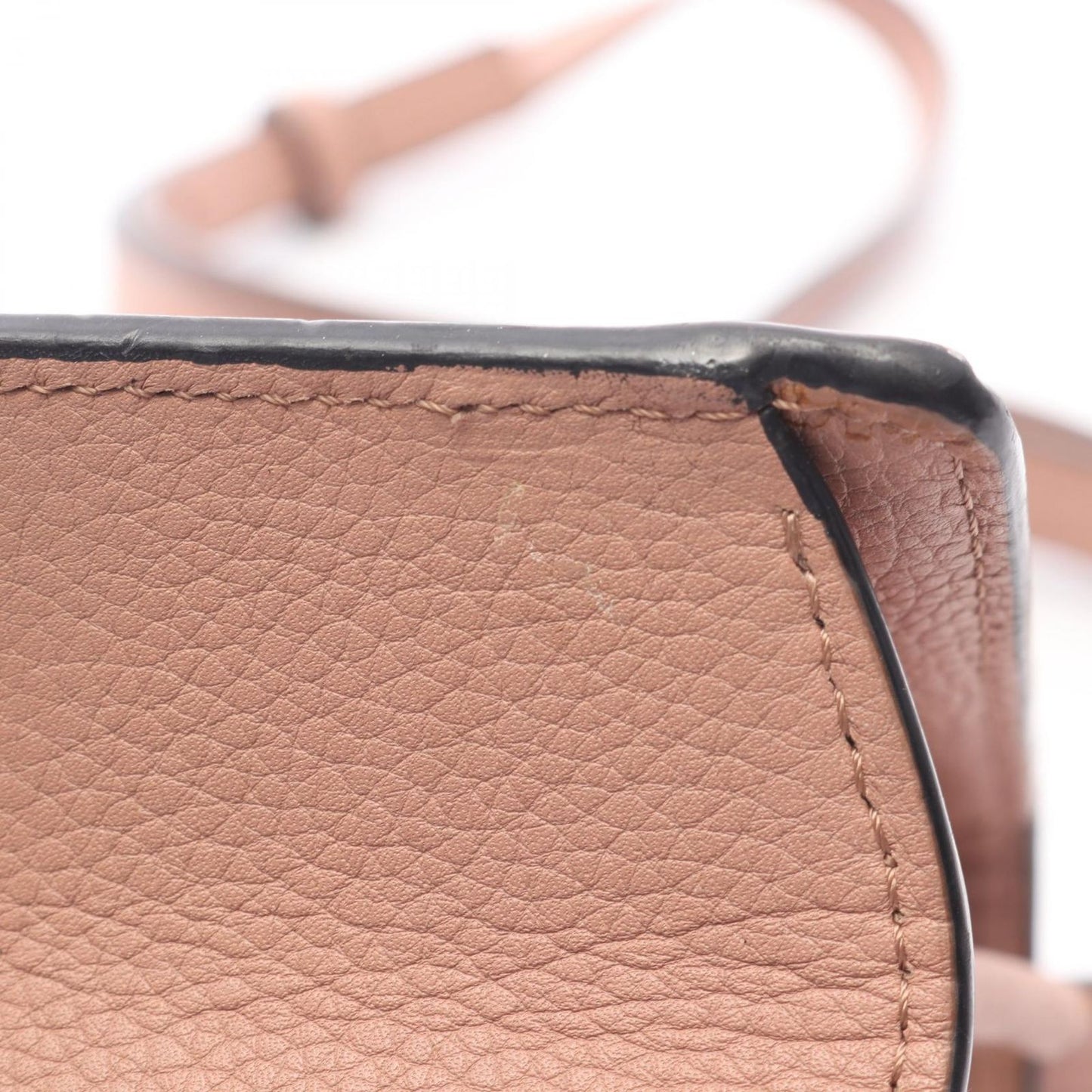 Loewe Shoulder Bag Barcelona Small Dark Pink Leather — view 8