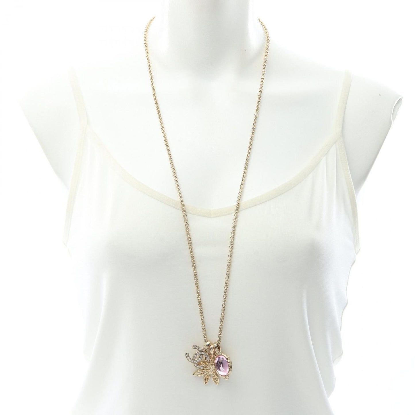 Chanel Necklace CC Logo Visual Long — view 6