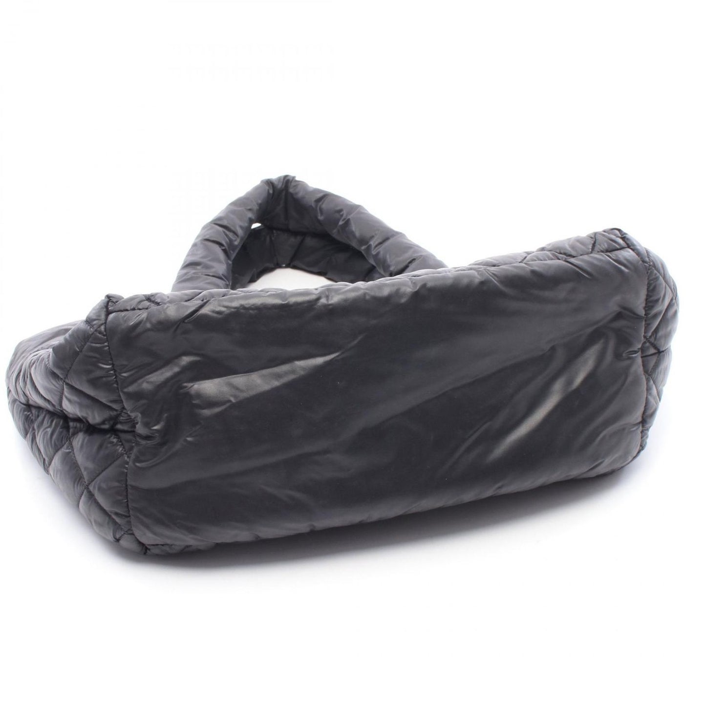 Chanel Tote Coco Cocoon Small Reversible Black Nylon Leather Small — view 9
