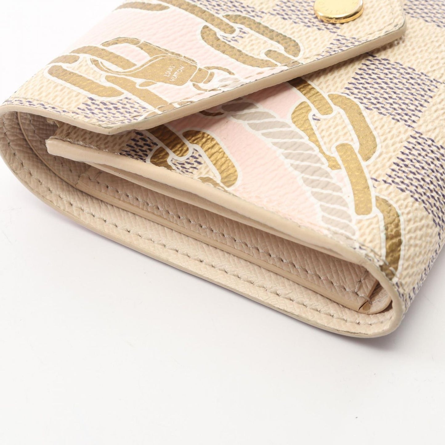 Louis Vuitton Trifold Wallet Portefeuille Victorine Nautical Canvas — view 9