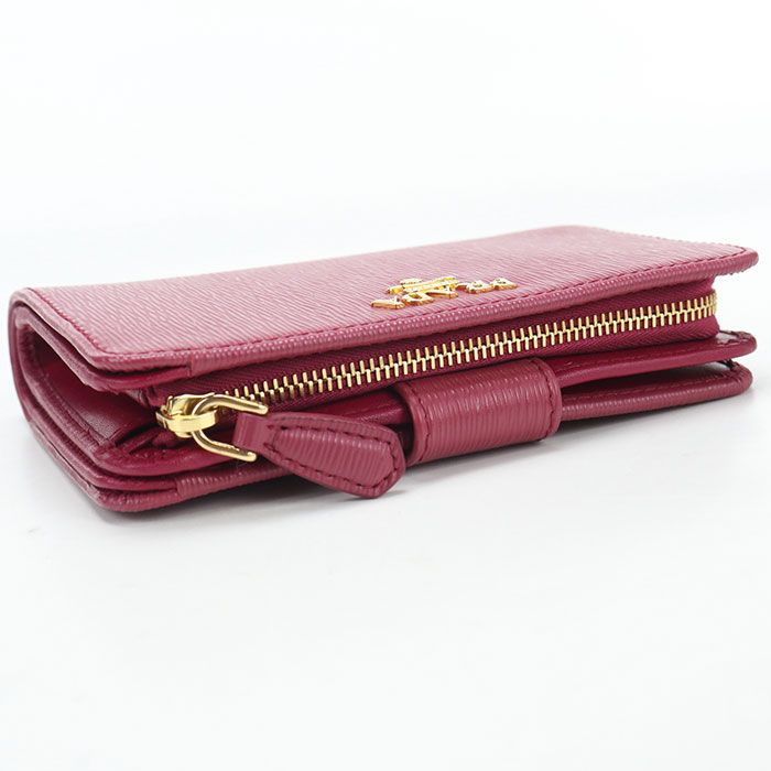 Prada Vitterombu Bifold Wallet Calf — view 7