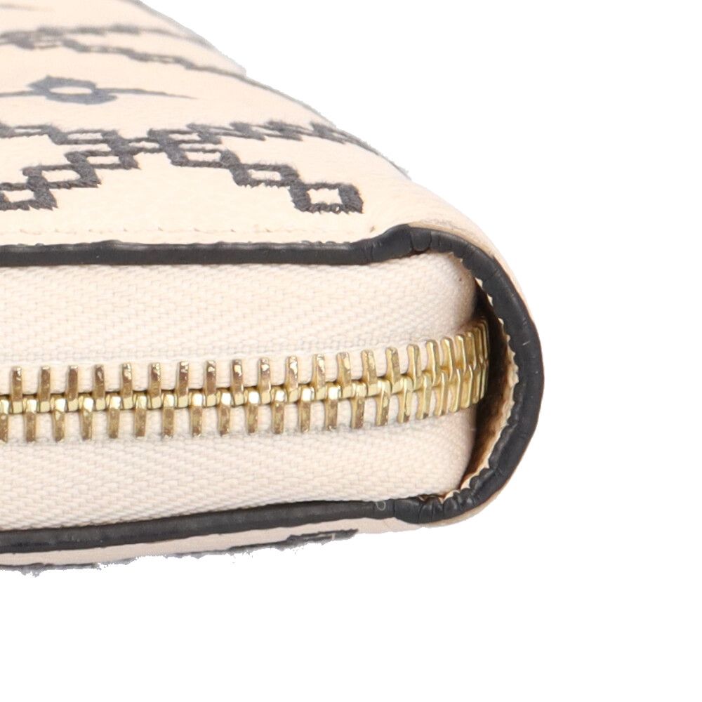Louis Vuitton Broderie Zippy Wallet Monogram Empreinte Leather — view 9