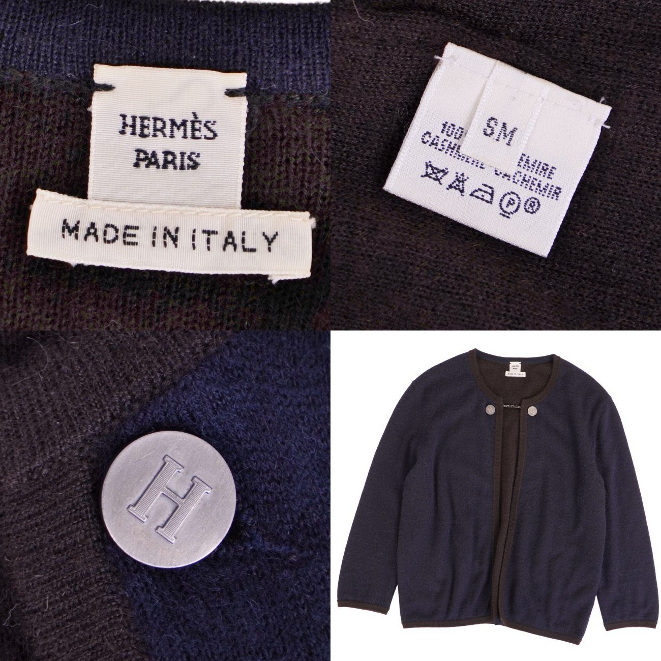 Hermes Gaultier Era Knit Cardigan Cashmere — view 7