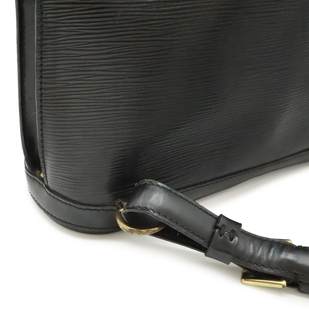 Louis Vuitton Epi Cobran Backpack Shoulder Bag Leather Noir Black — view 9