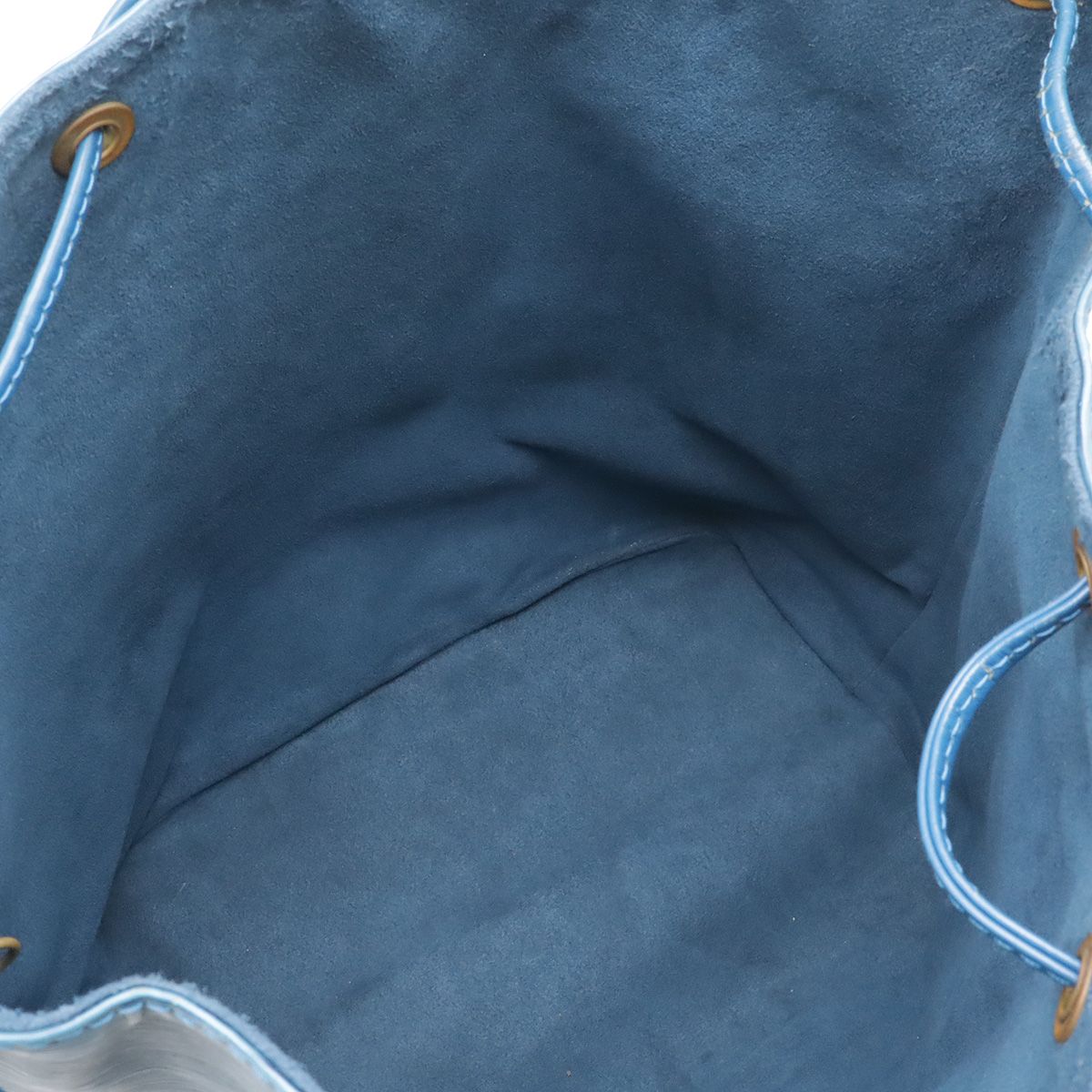 Louis Vuitton Epi Noe Drawstring Shoulder Bag Leather Toledo Blue — view 9