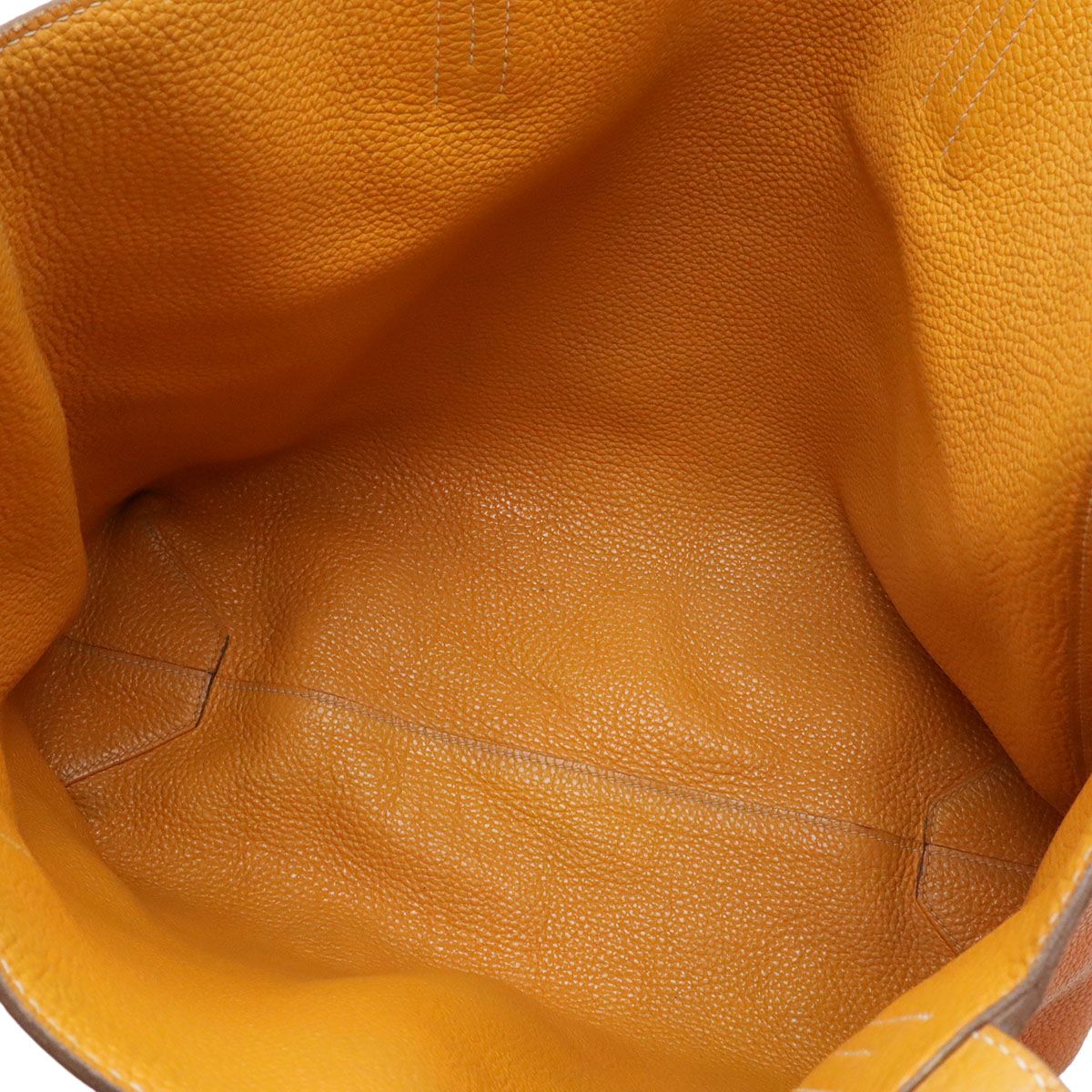 Hermes Double Sens 45 Tote Reversible Taurillon Clemence Leather Black Toffee — view 8