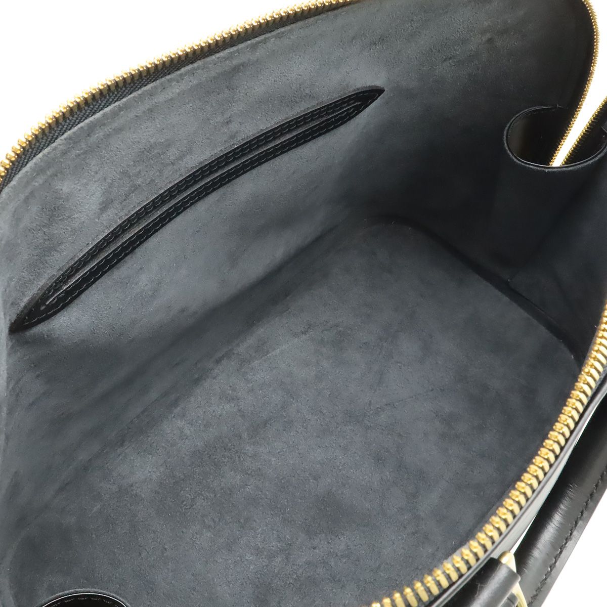 Louis Vuitton Epi Alma Handbag Leather Noir Black Gold — view 7