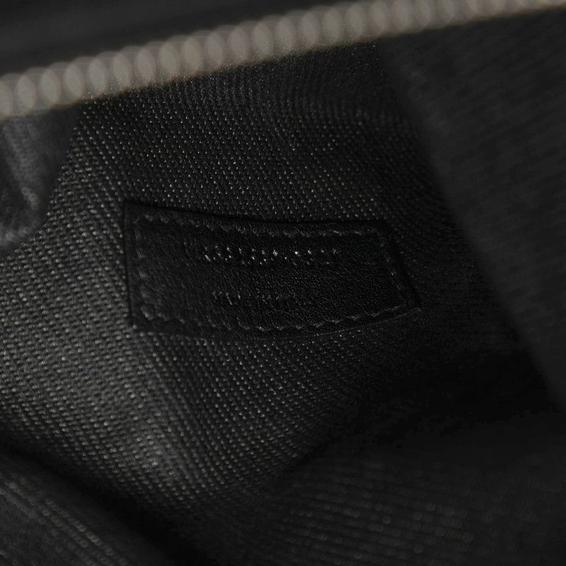 Saint Laurent Rive Gauche Large Tote Black Canvas Leather — view 6