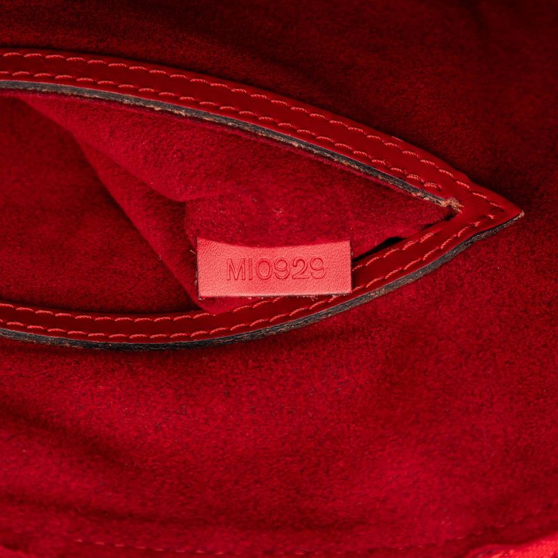 Louis Vuitton Epi Alma 2-Way Shoulder Bag Castilian Red Leather — view 7