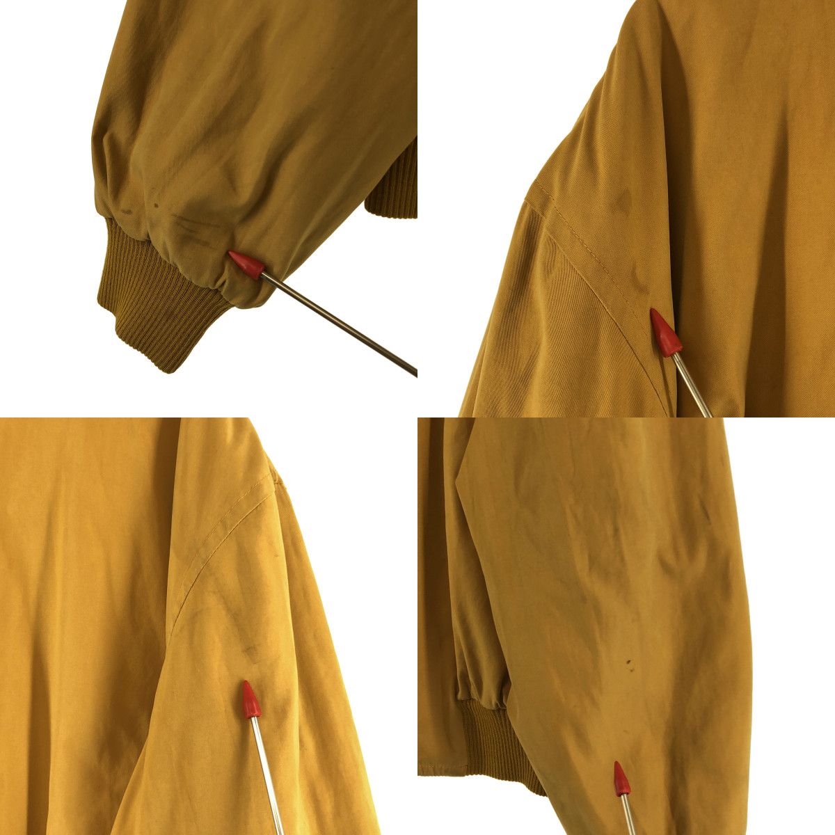 Hermes Vintage Silk All Over Pattern Reversible Jacket 48 Khaki Camel — view 9