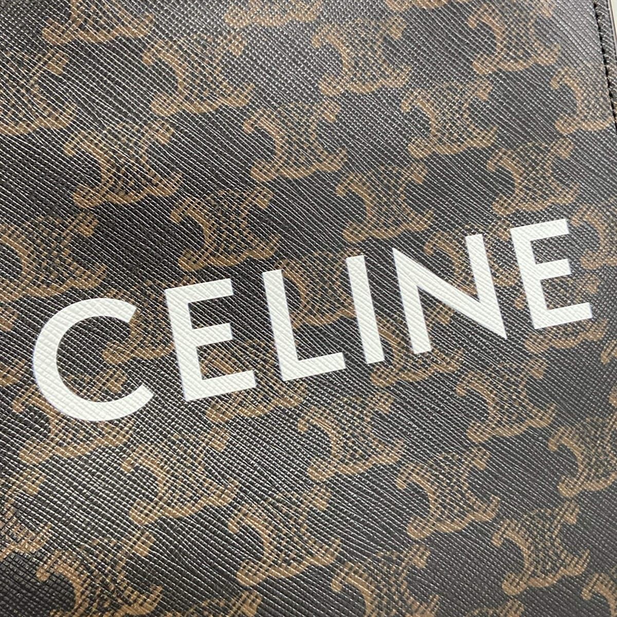 Celine Handbag Mini Vertical Cover Dark Brown Leather — view 9