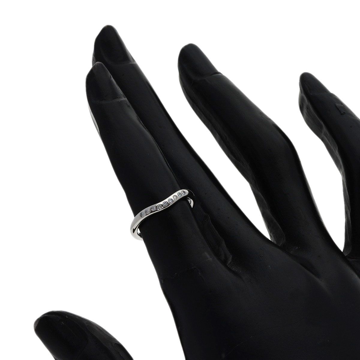 Tiffany & Co T Cube Band Pave Diamond Ring — view 7
