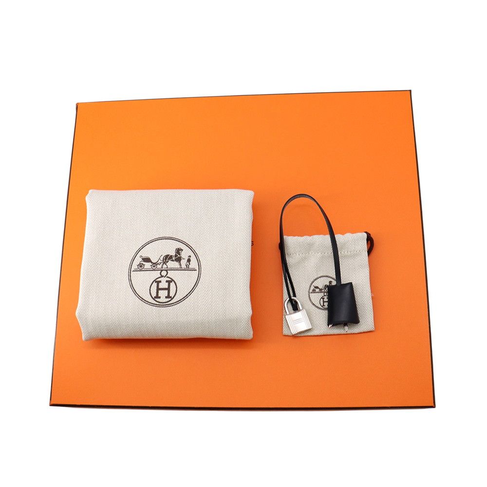 Hermes Herbag Zip PM White Blue Safir Silver Toilet Military Vache Hunter — view 9