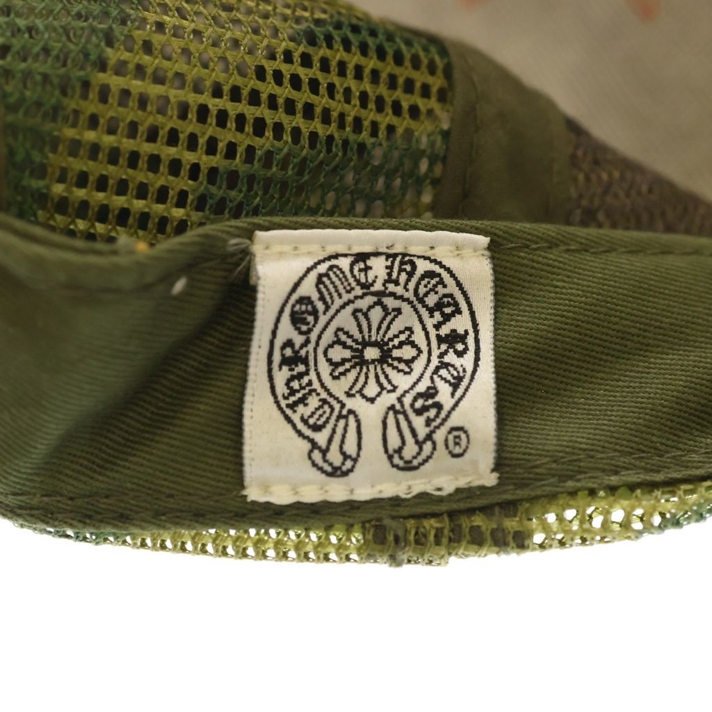 Chrome Hearts Vintage Trucker Cap Leather Star Patch Camo Pattern Mesh Truck — view 8