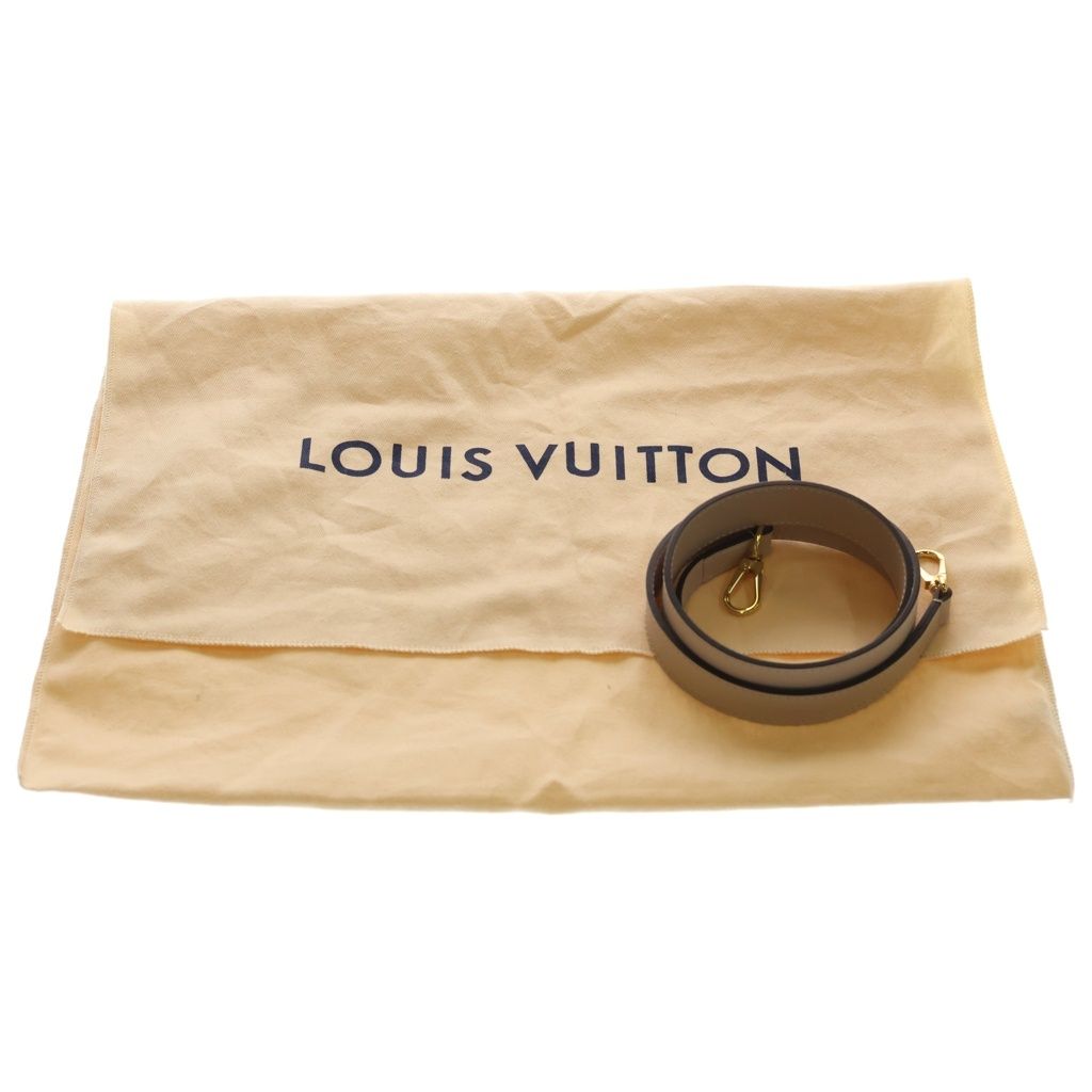 Louis Vuitton on My Side PM Monogram Leather 2-Way Bag Gold Beige Brown — view 7