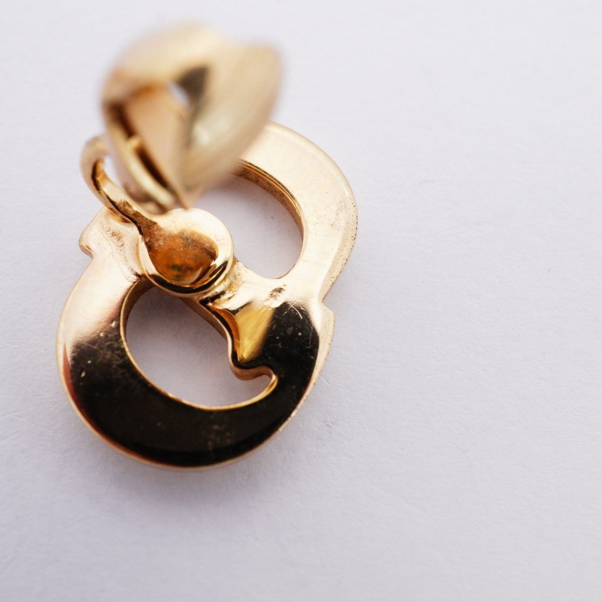 Dior Earrings CD Logo Gold Plated — view 6