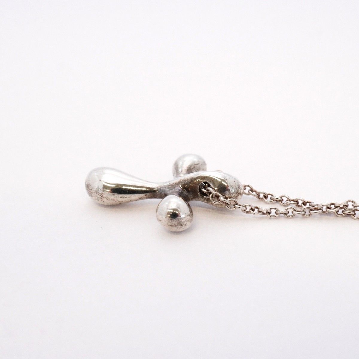 Tiffany & Co Necklace Small Cross 925 Sterling Silver — view 8