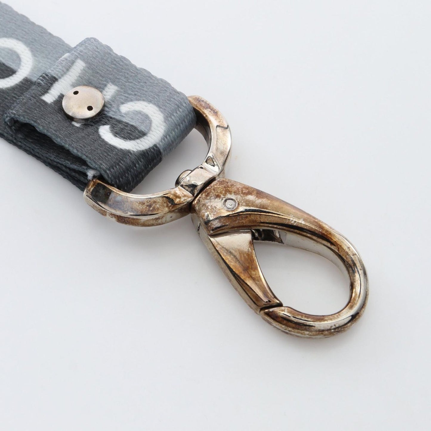 Chanel Sports Line CC Logo Necklace Strap Gray — view 5