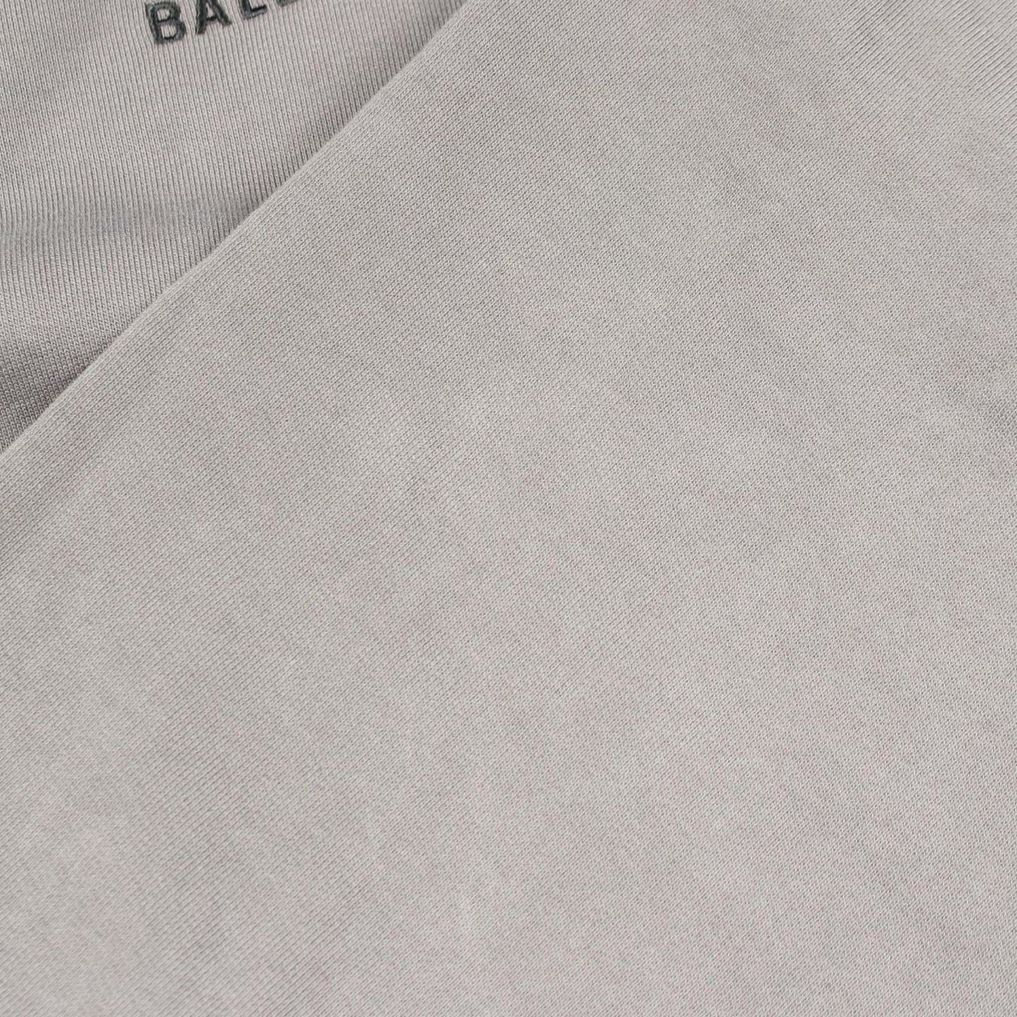 Balenciaga Hoodie Logo Embroidery Gray Cotton Jacket — view 9