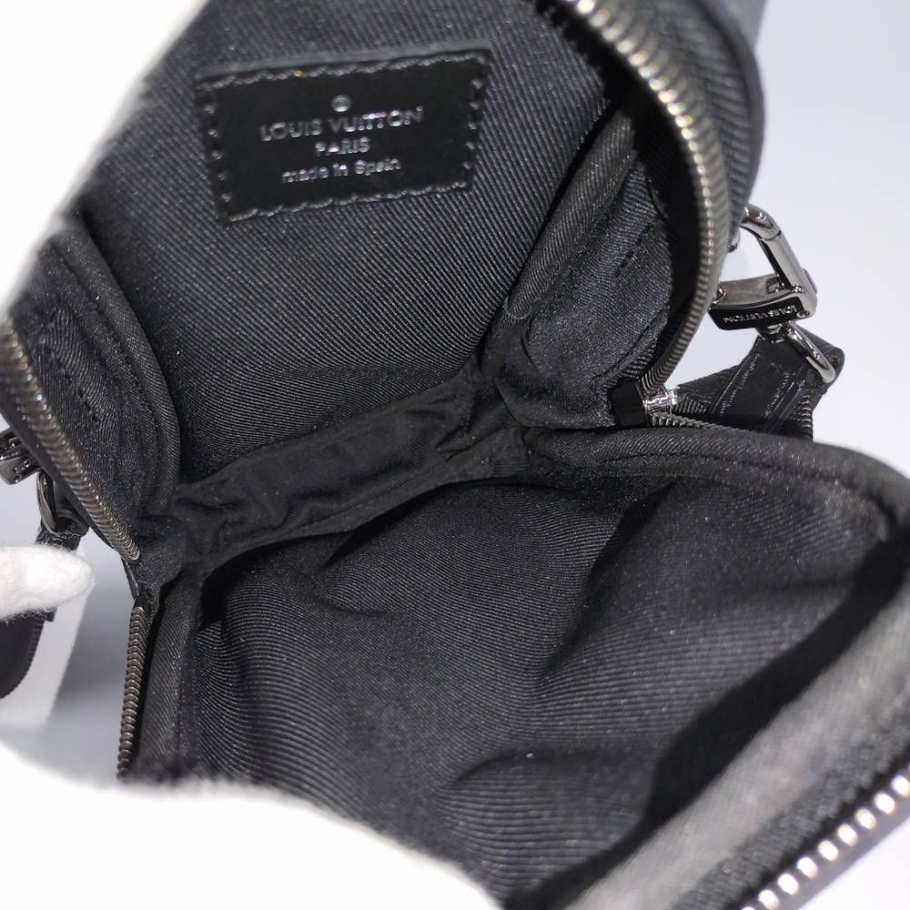 Louis Vuitton Double Phone Pouch Monogram Eclipse Reverse — view 8