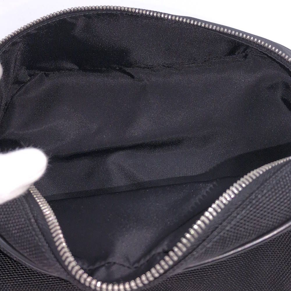 Gucci Shoulder Bag Nylon Canvas Black — view 9