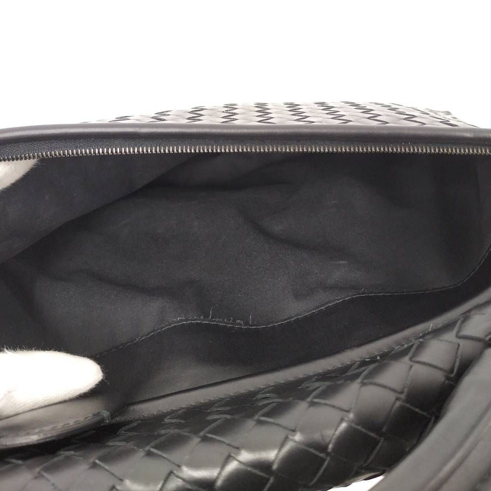 Bottega Veneta Business Bag Intrecciato Leather Black — view 9