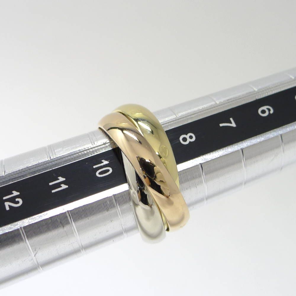 Cartier Trinity Ring YG PG 18k White Gold YG PG Three — view 7