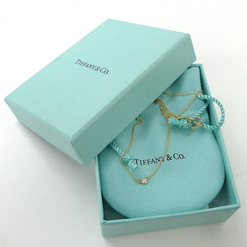 Tiffany & Co Necklace by the Yard 18k Yellow Gold Diamond — view 8