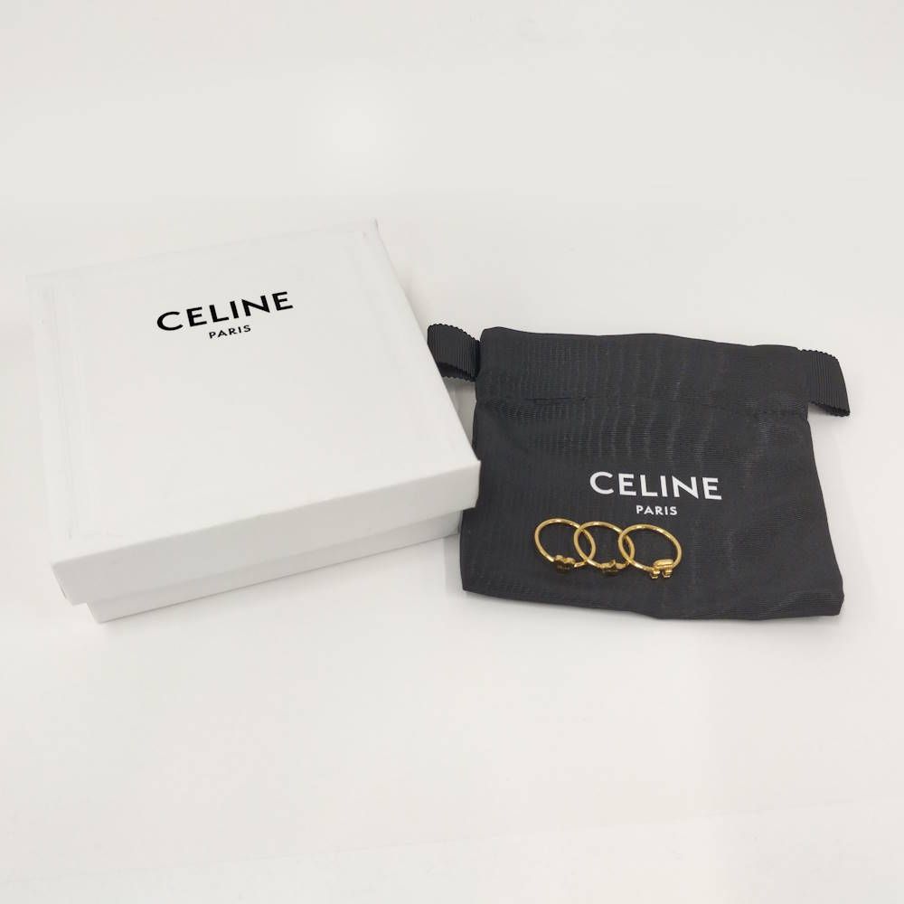 Celine Ring Star Heart Arc de Triomphe Plated