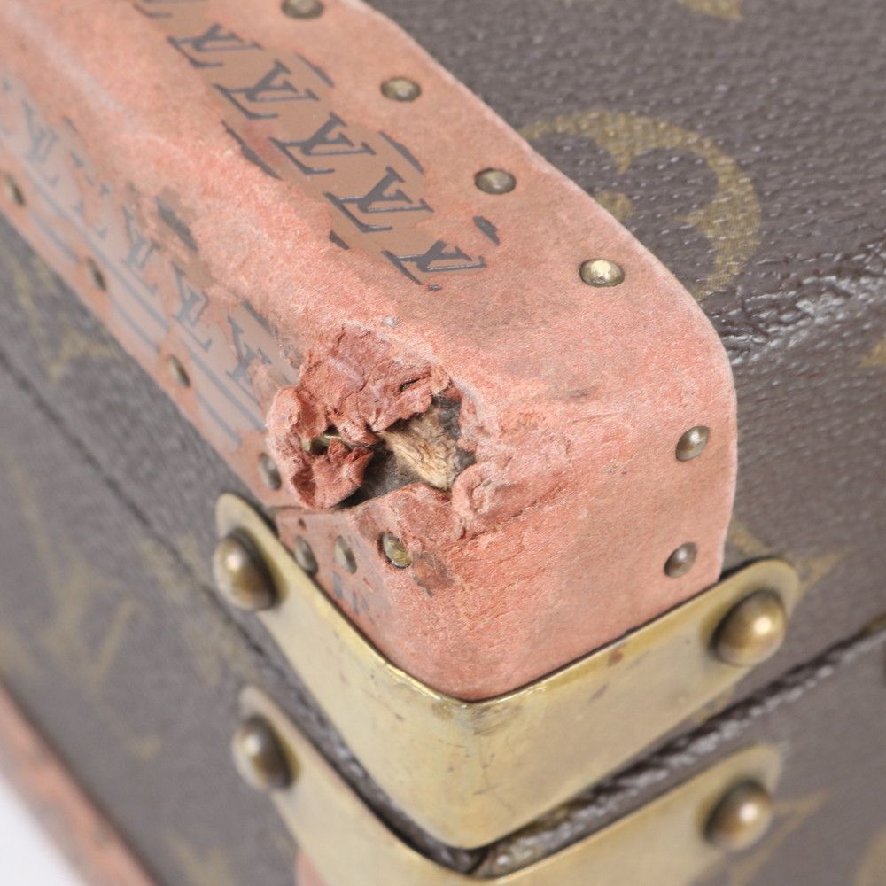 Louis Vuitton Monogram President Clasol Leather Trunk Hard Case Travel Business — view 9