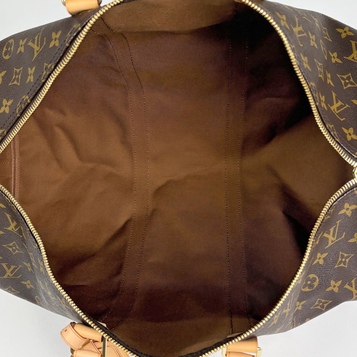 Louis Vuitton Keepall Bandouliere 50 Boston Bag Monogram Brown — view 7