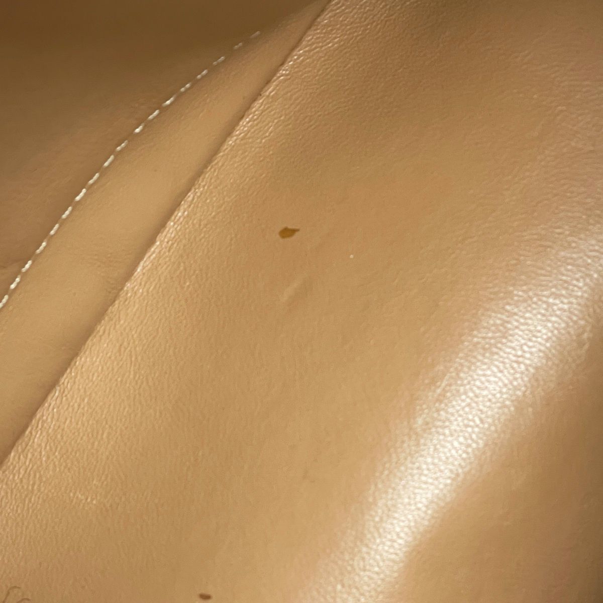 Chanel Medallion Tote Handbag CC Logo Caviar Leather Beige — view 9