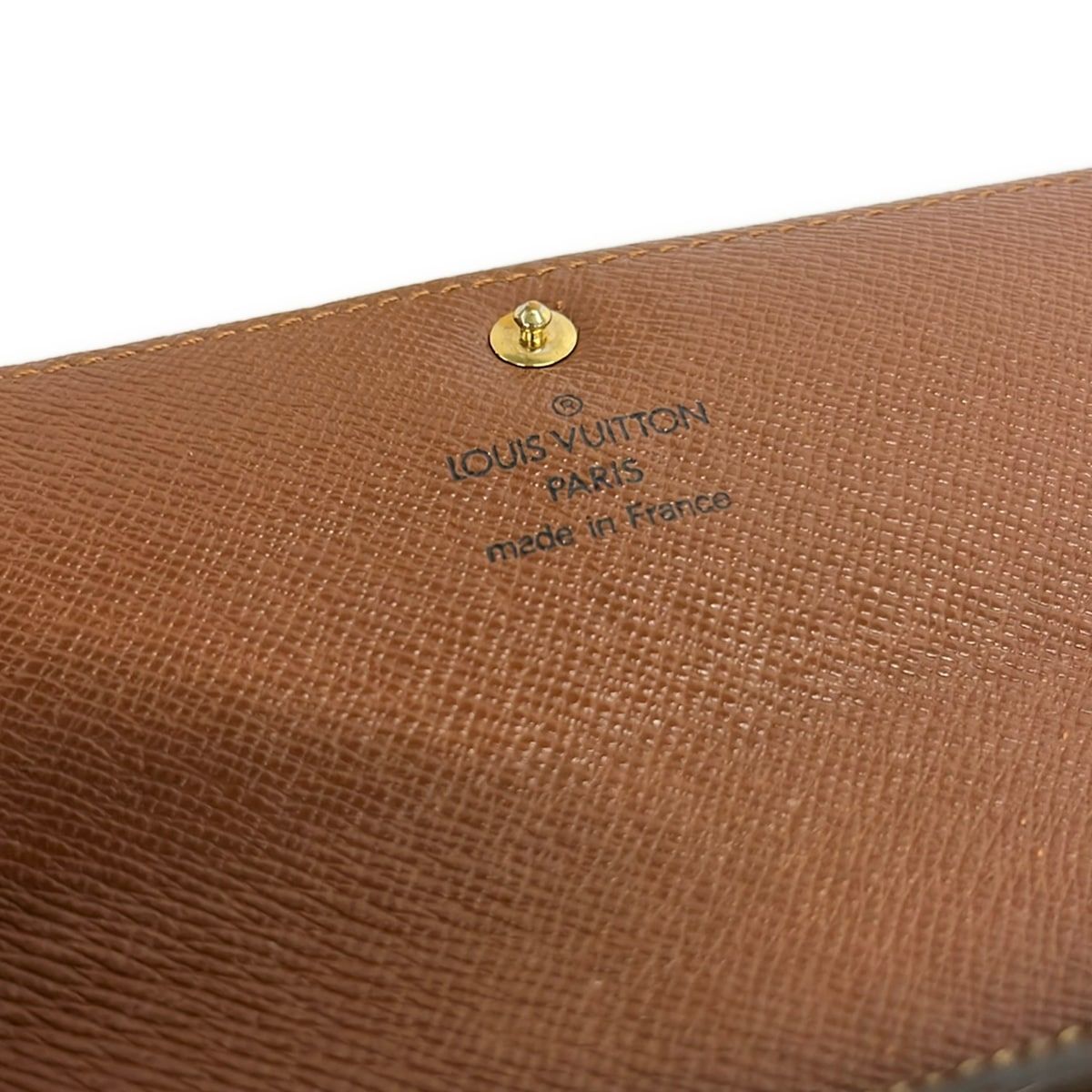 Louis Vuitton Wallet Monogram Pochette Porte Monet Cles Leather — view 6