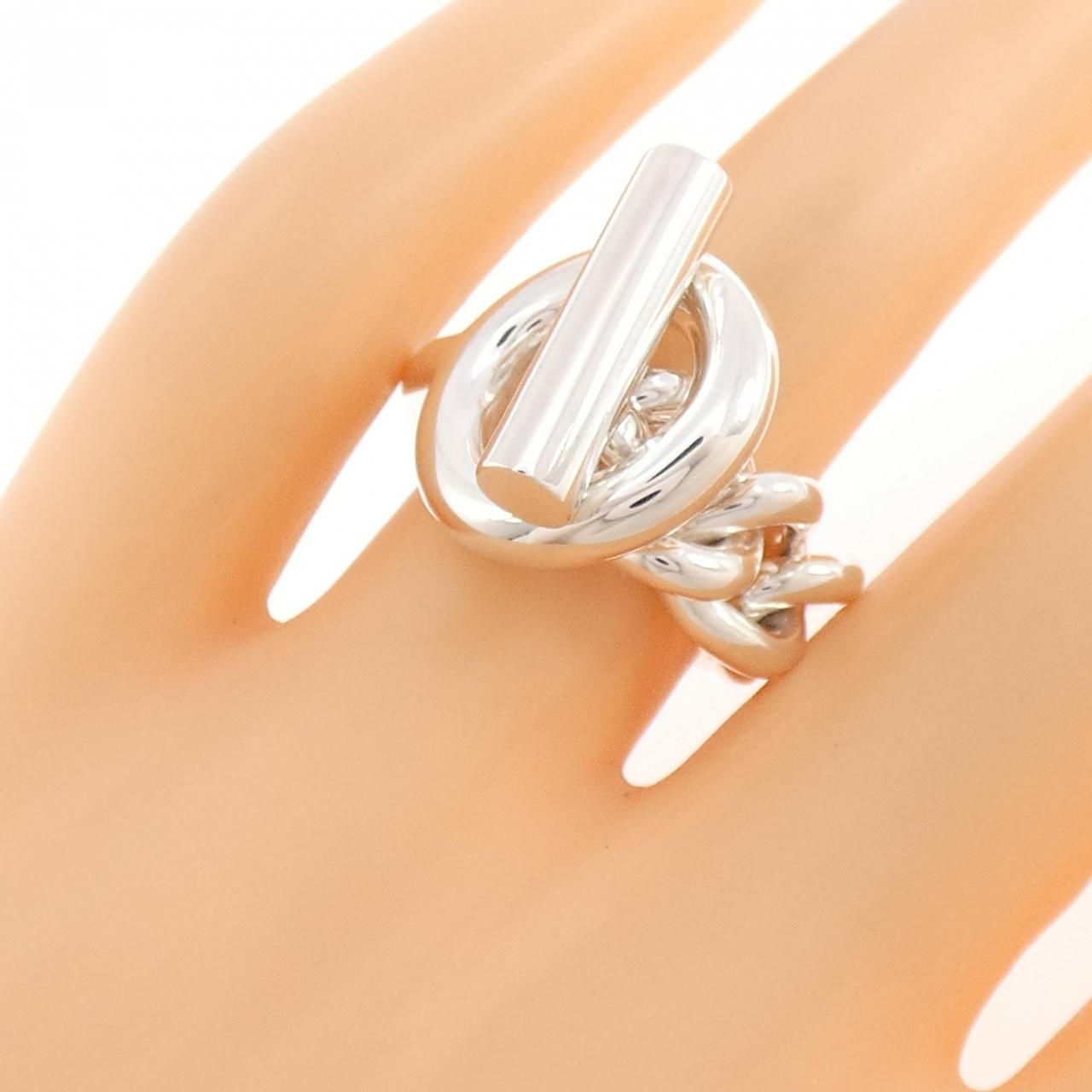 Hermes Croisette Ring Silver — view 5