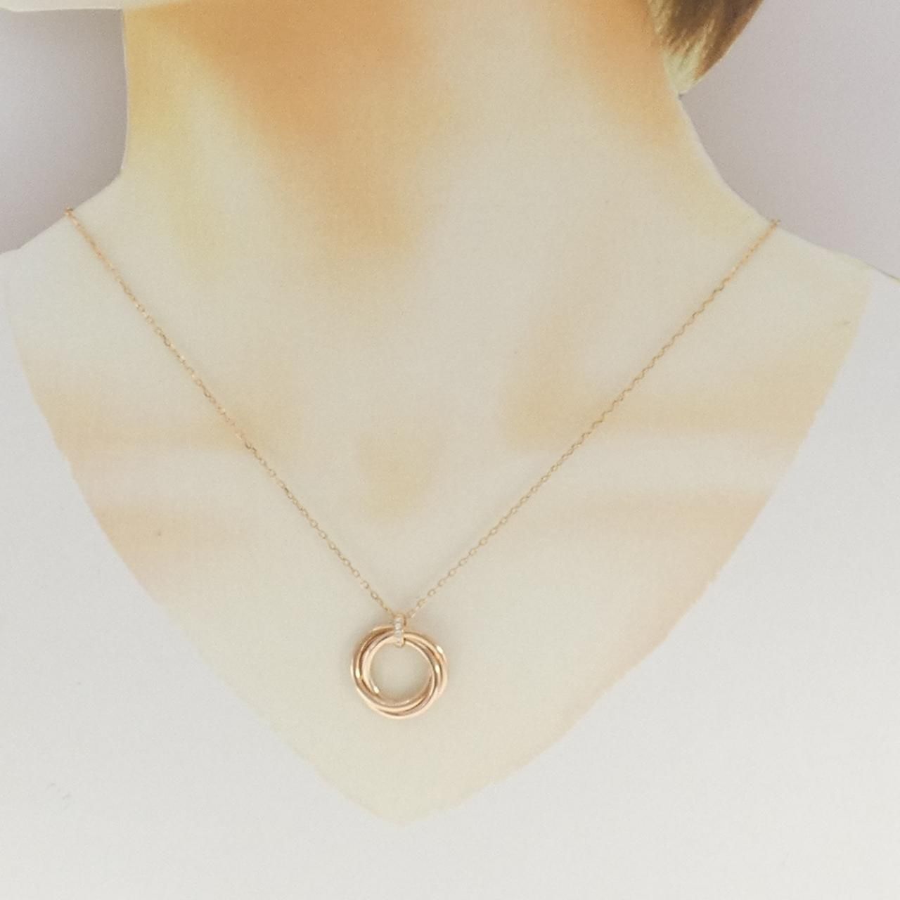 Cartier Trinity Necklace Gold — view 6