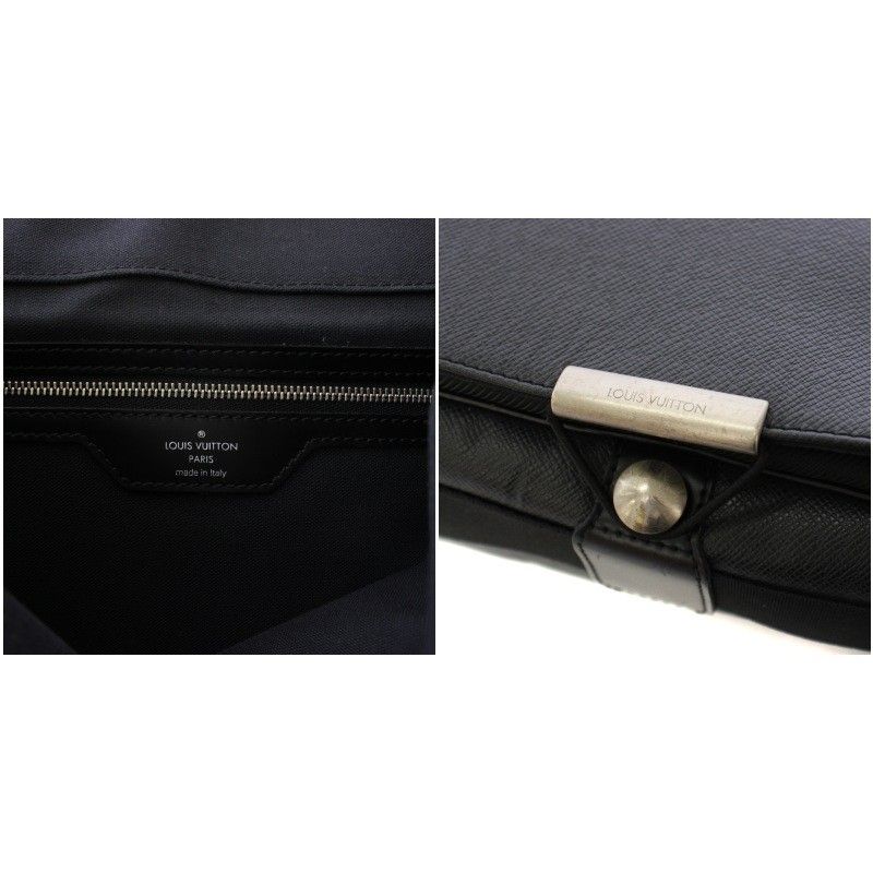 Louis Vuitton Taiga Victor Shoulder Bag Messenger Black TK — view 9