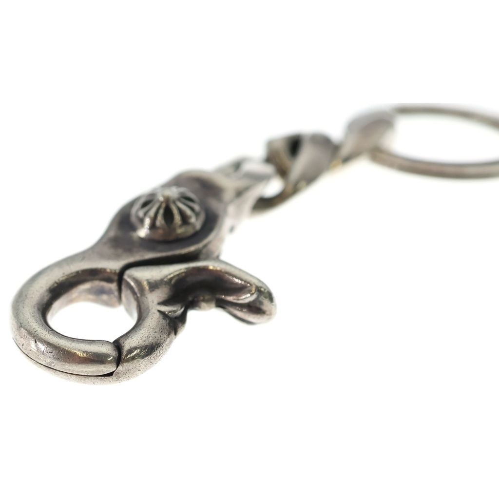 Chrome Hearts Clp Chn Classic-s Short Classic Link Key Chain Silver Key Holder — view 6
