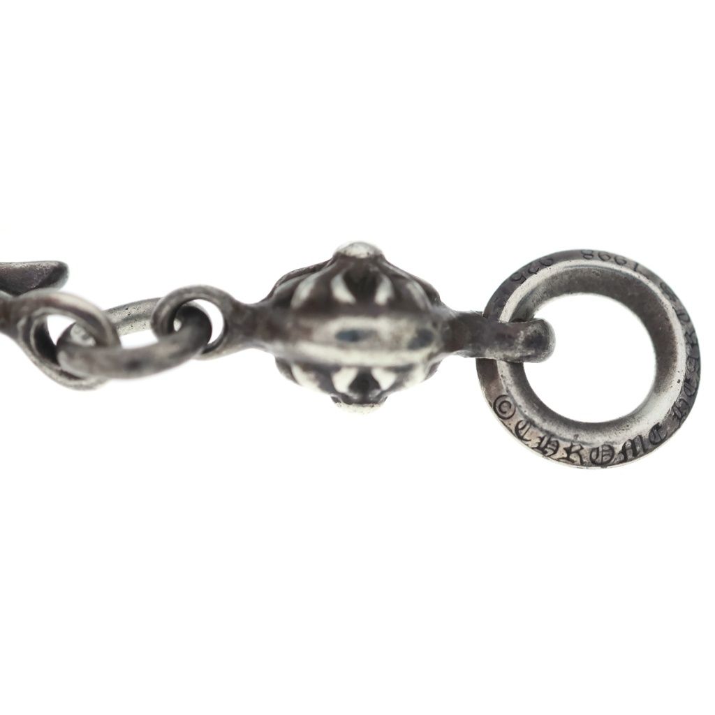 Chrome Hearts Tny CH Crs 1 Ball Tiny CH Cross Charm Pendant Top Silver — view 6