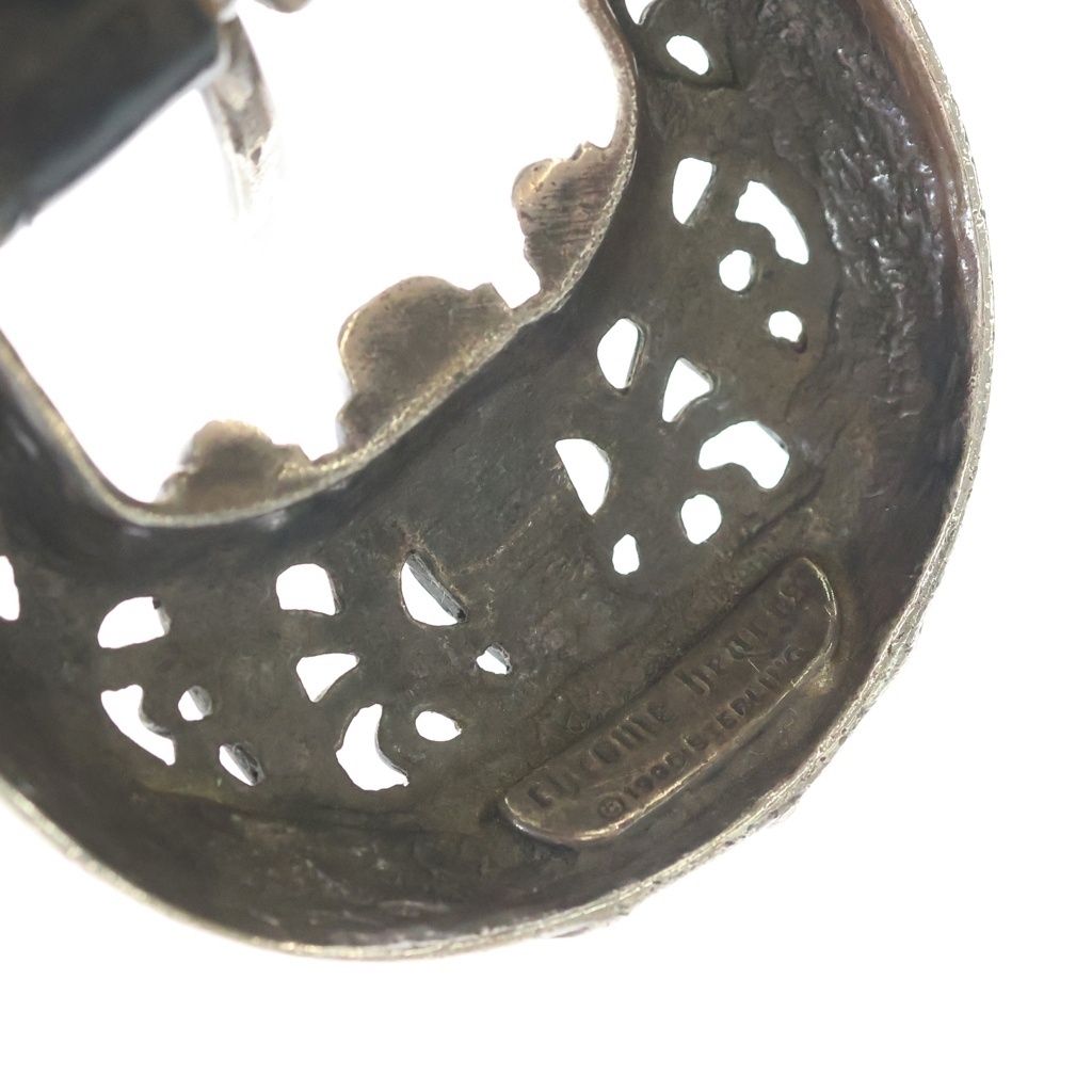 Chrome Hearts 1.5 Blt Talon Leather Belt Black Silver — view 6