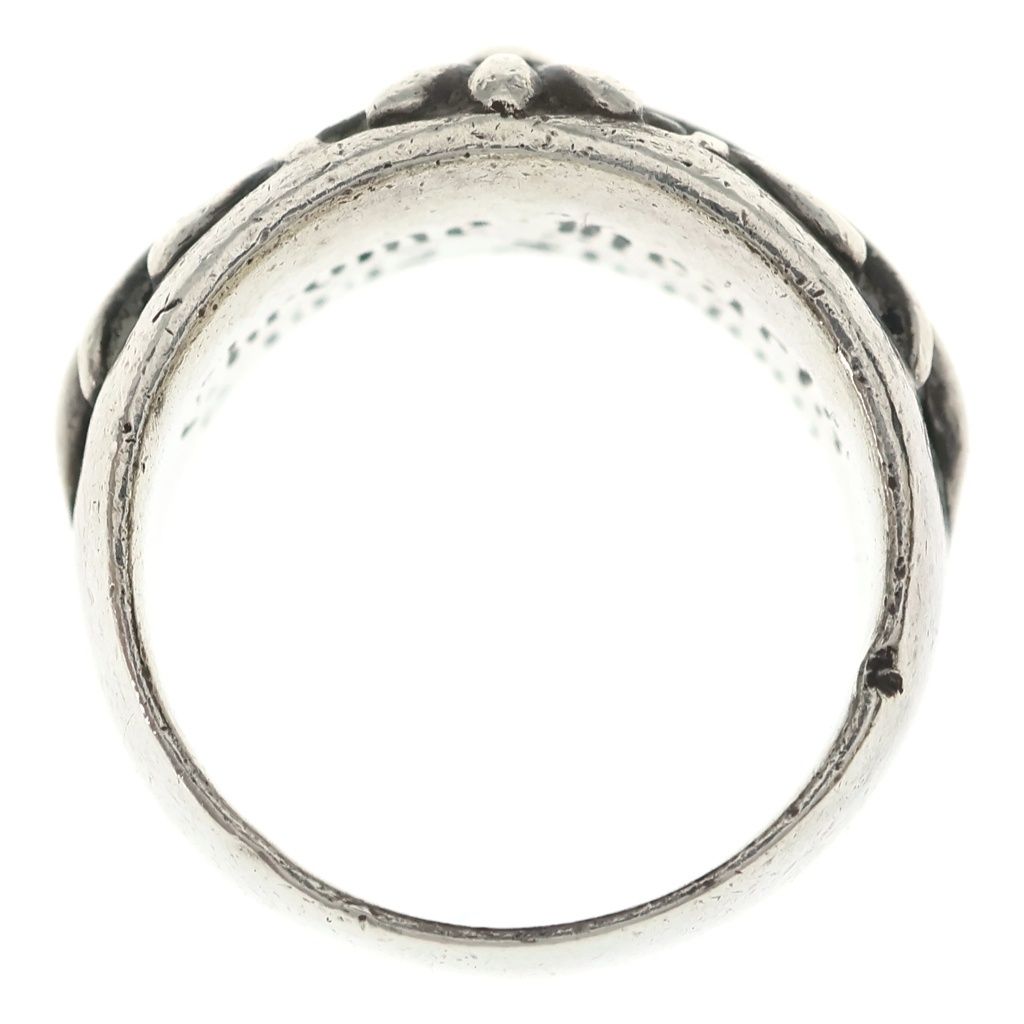 Chrome Hearts Flrl Crs Floral Cross Ring Silver — view 6