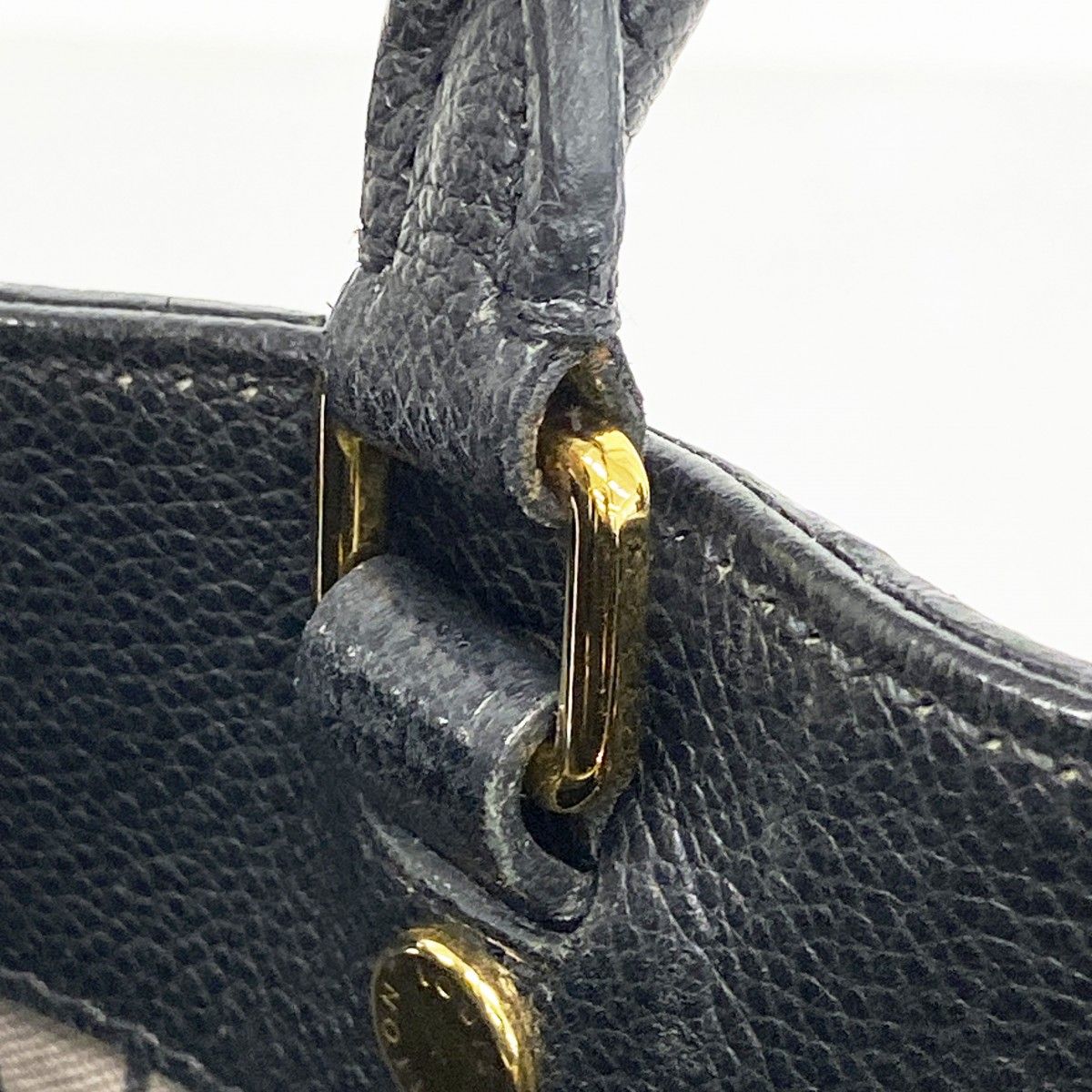Louis Vuitton Handbag Monogram Empreinte Montaigne MM Noir — view 9