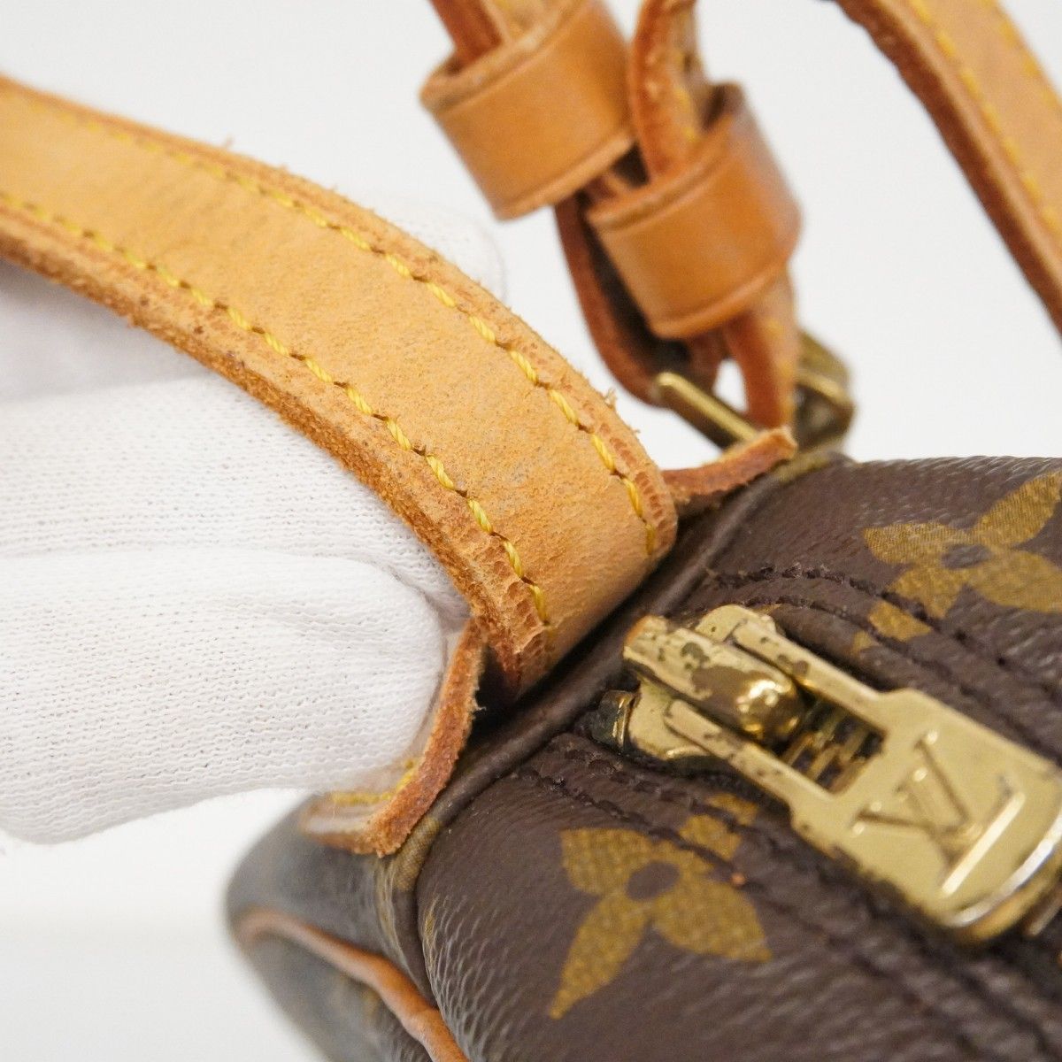 Louis Vuitton Shoulder Bag Monogram Jeune Fille MM Brown — view 9