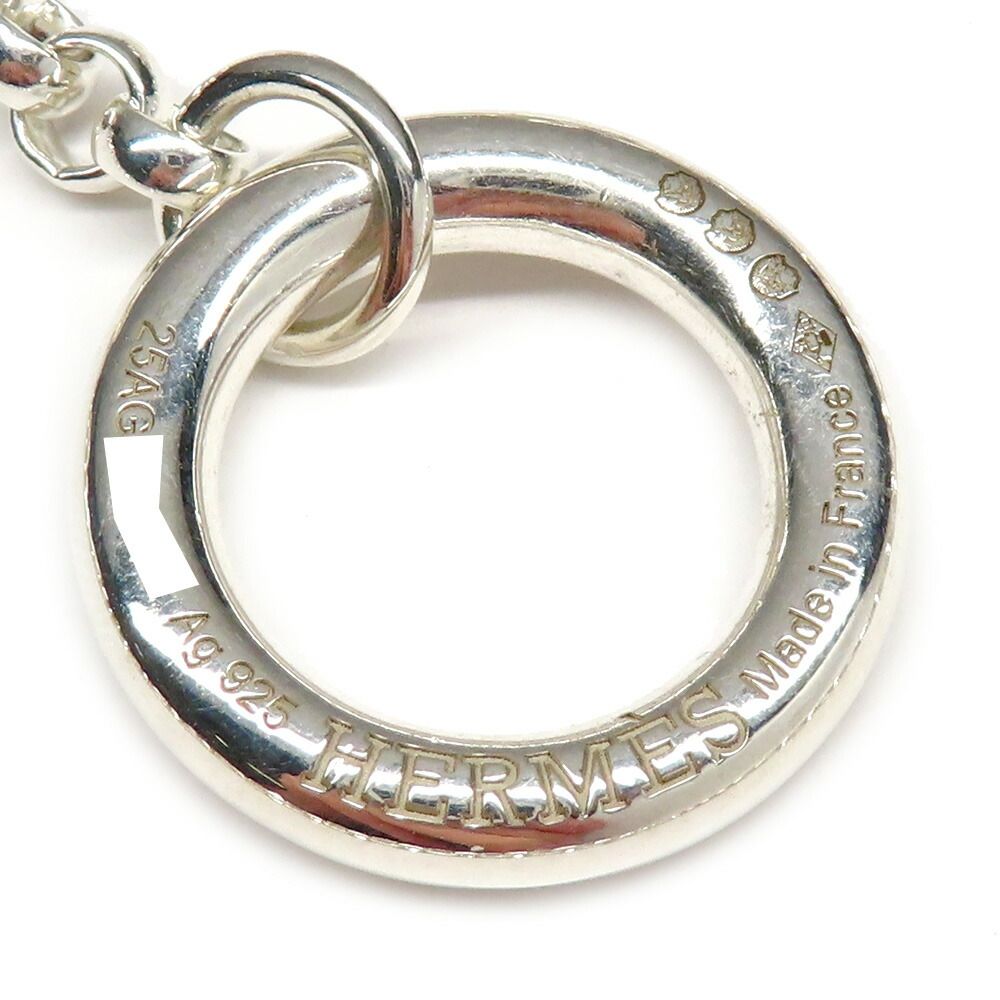 Hermes Necklace Chaine D'ancre Enchainee GM Silver — view 9