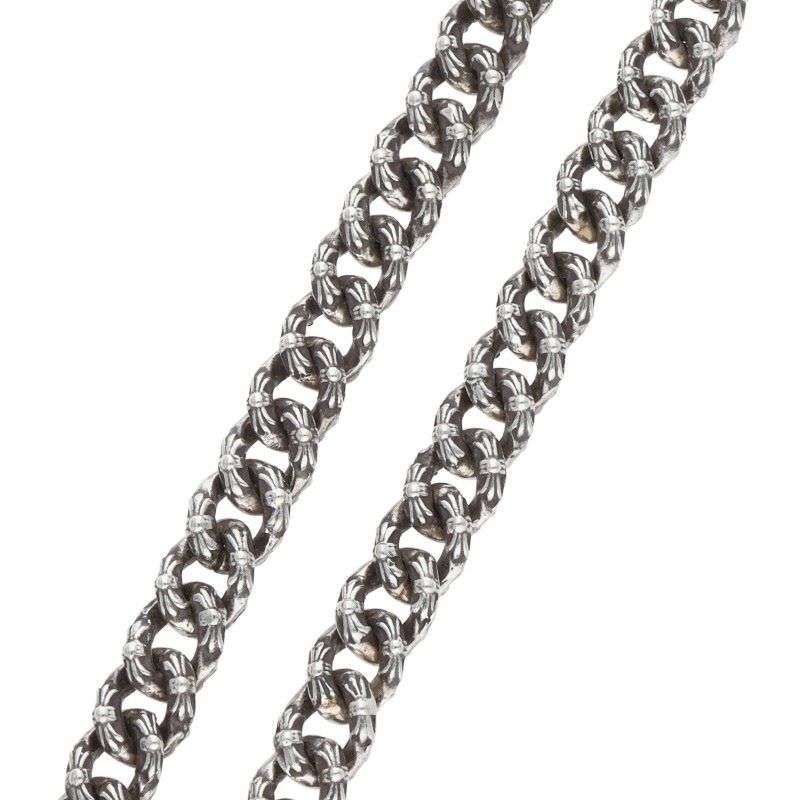 Chrome Hearts Fncy Mini Extra Fancy Silver Necklace — view 5