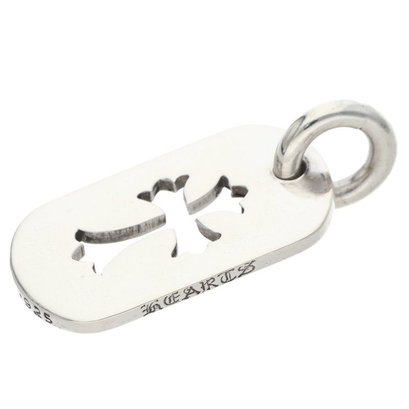 Chrome Hearts D Tag Sml CO Crs Cutout Cross Dog Tag Small Necklace Top — view 5