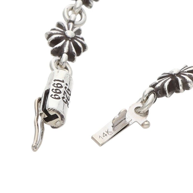 Chrome Hearts Tny CH Pls Tiny Ech Plus Silver Bracelet — view 5