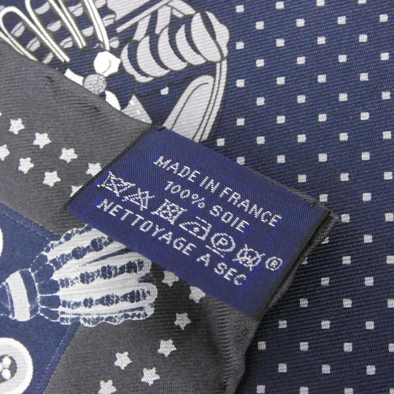 Hermes Bandana Scarf Gray — view 3